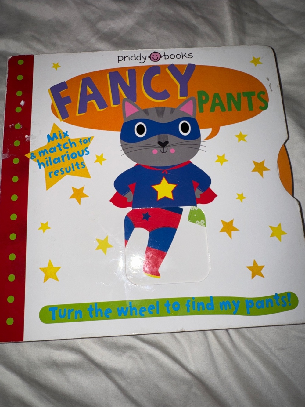 Fancy Pants Kids Turn the wheel interactive children’s board book